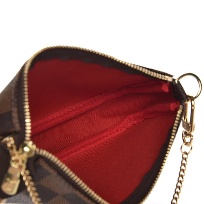Louis Vuitton Damier Ebene Mini Pochette Accessories 6 of 7