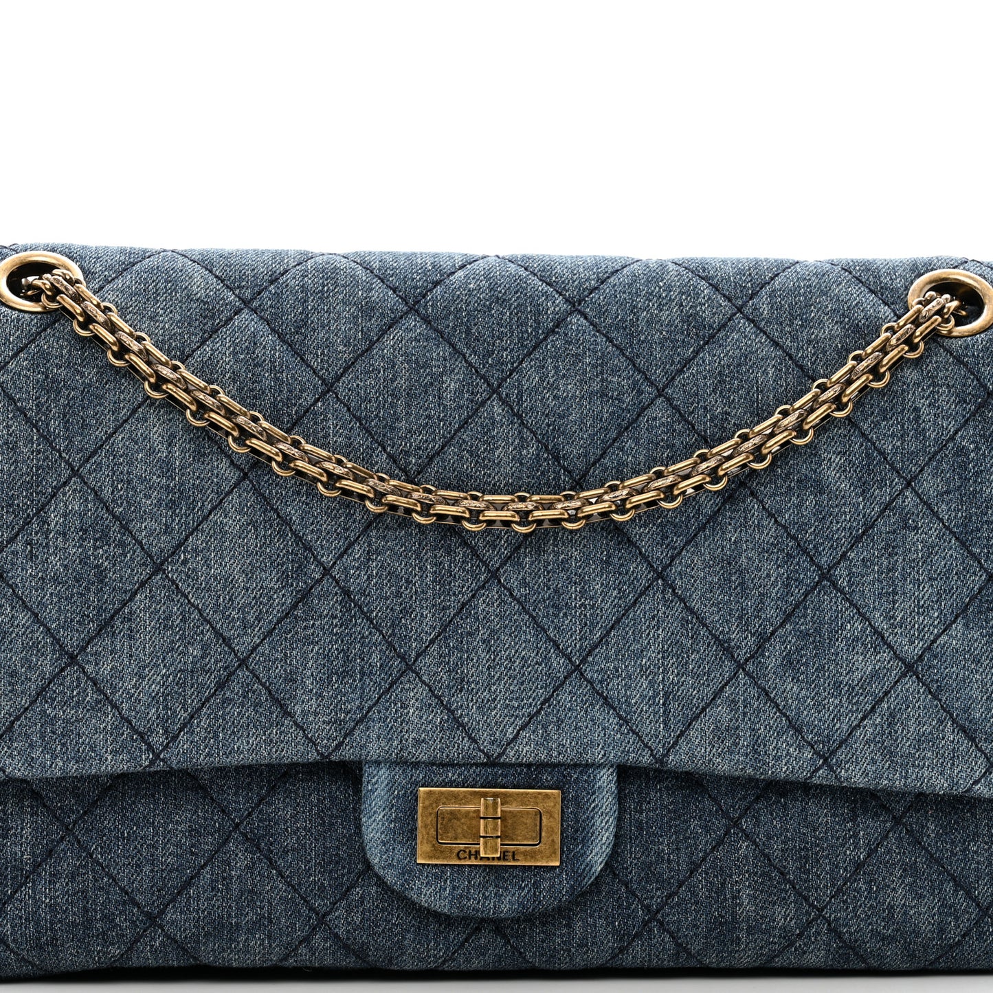 Denim Quilted 2.55 Reissue 225 Flap Blue