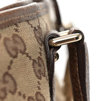 Gucci Monogram Piston Lock Tote Brown 11 of 11