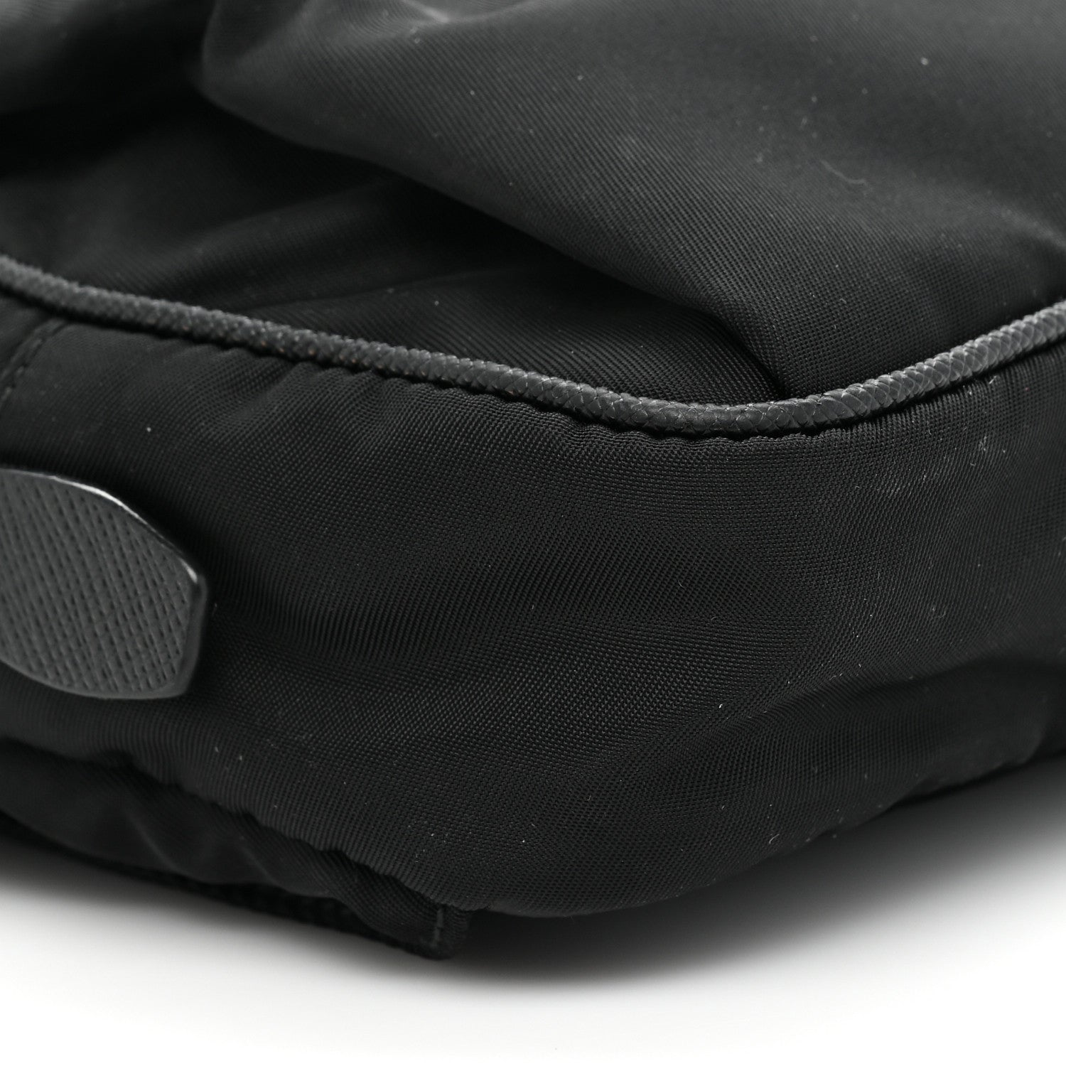 Prada Re-Nylon Saffiano Belt Bag L Black 9 of 11