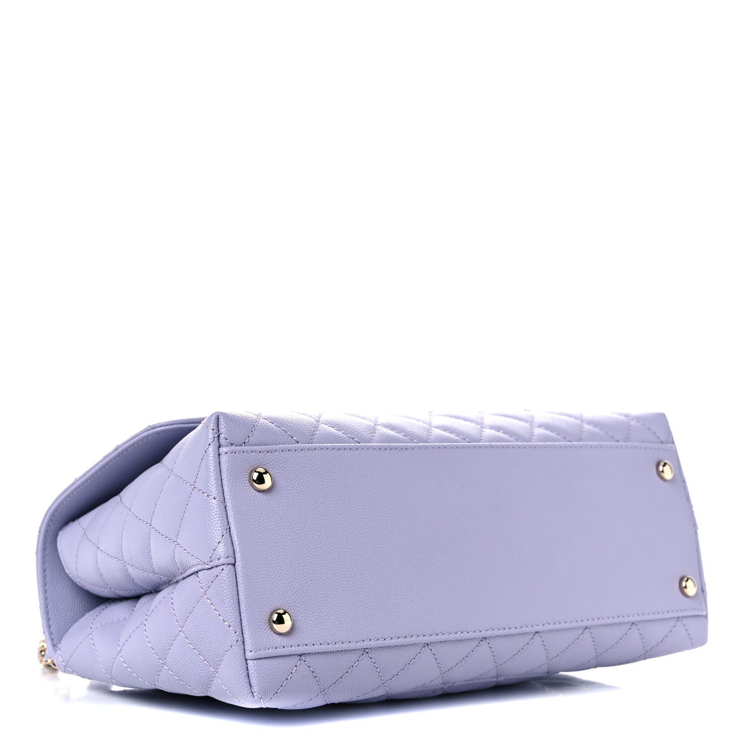 Chanel Caviar Quilted Small Coco Handle Flap Light Purple 3 of 9