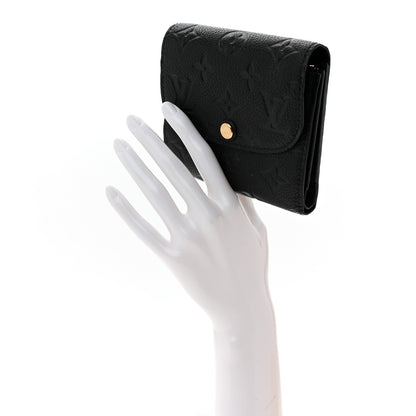 Louis Vuitton Empreinte Ariane Wallet Black 2 of 9