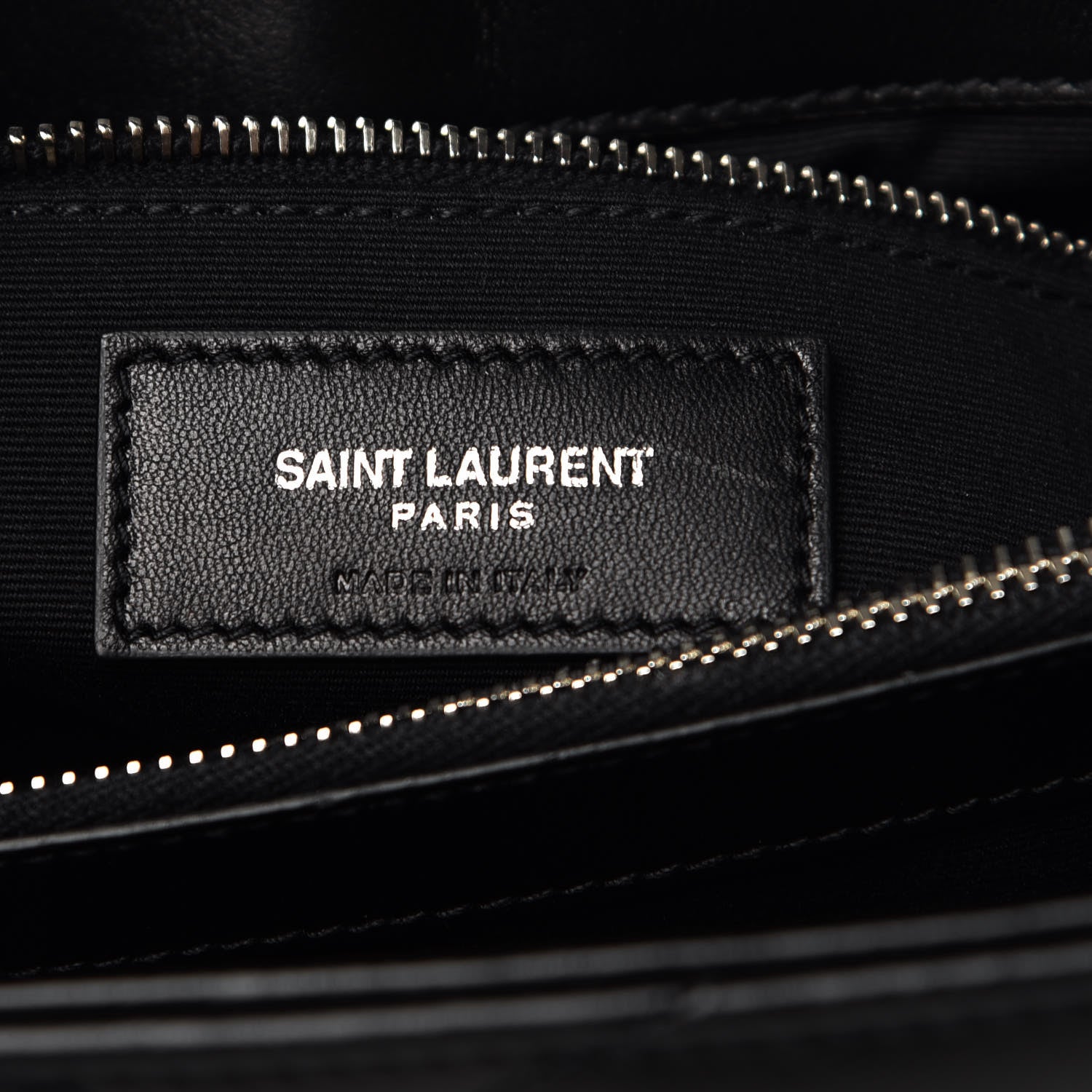 Saint Laurent Calfskin Y Quilted Monogram Medium Loulou Chain Satchel Black 7 of 11