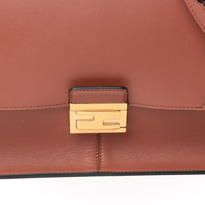 Fendi Vitello Grace Matte Large Kan U Shoulder Bag Rust 8 of 8