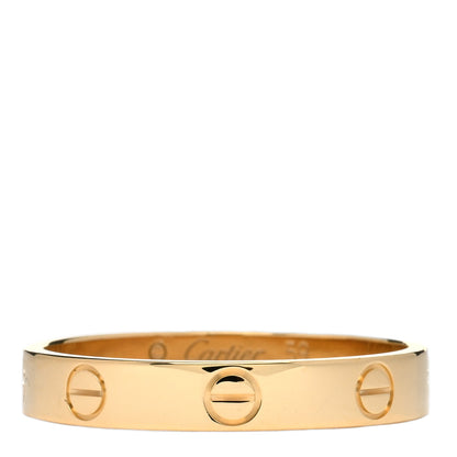 Cartier 18K Yellow Gold 3.5mm LOVE Wedding Band Ring 59 8.75 2 of 3