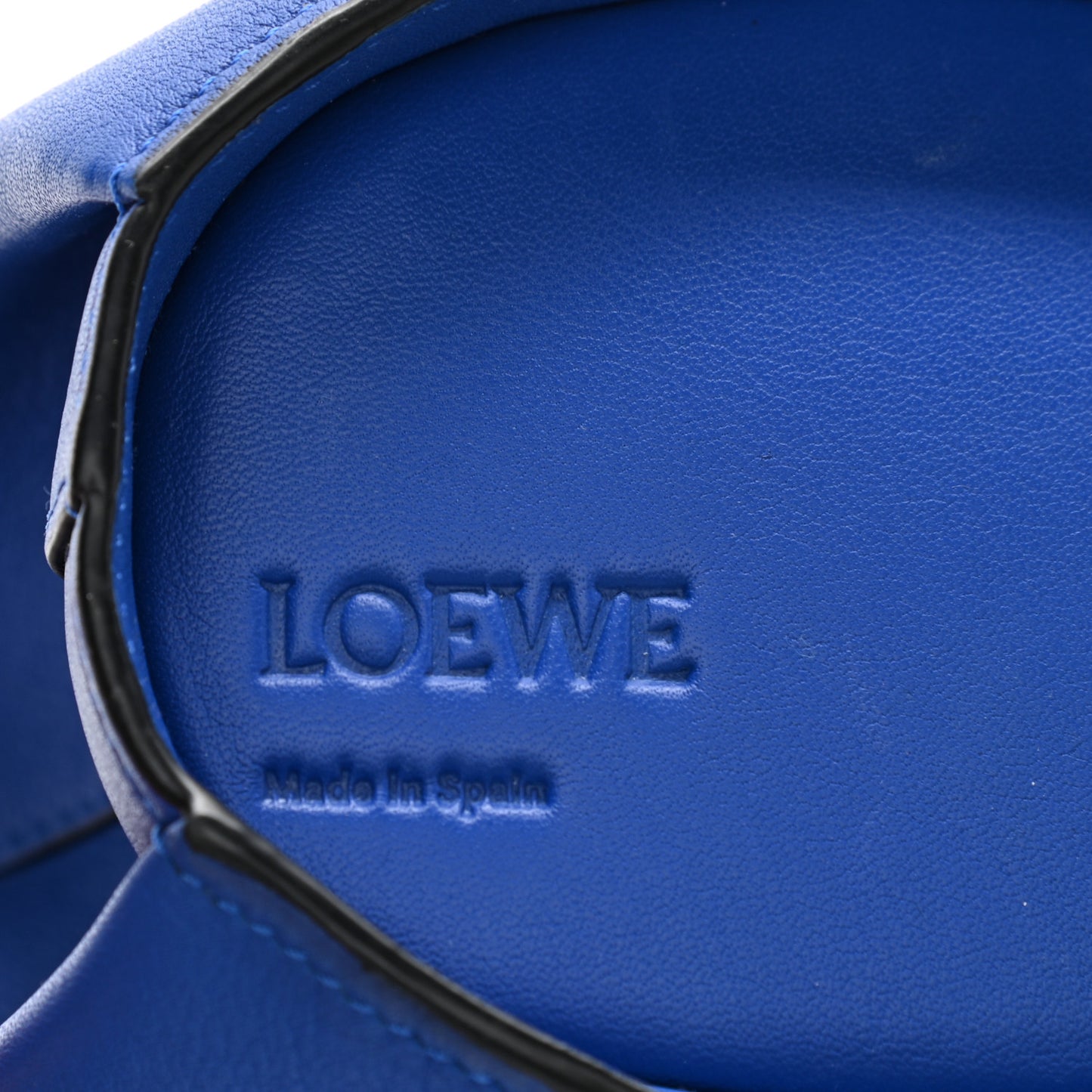 Calfskin Mini Elephant Crossbody Bag Electric Blue