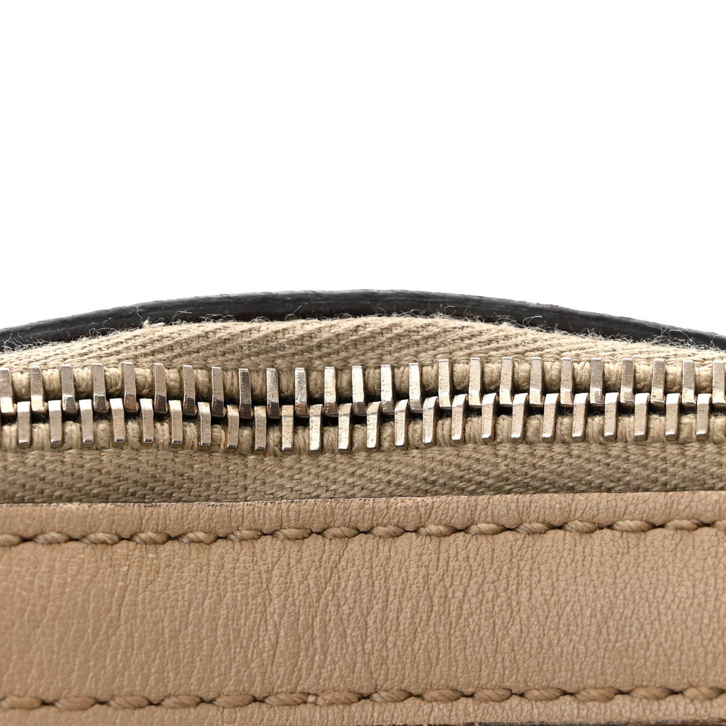 Calfskin Microguccissima Medium Nice Top Handle Dome Bag Beige