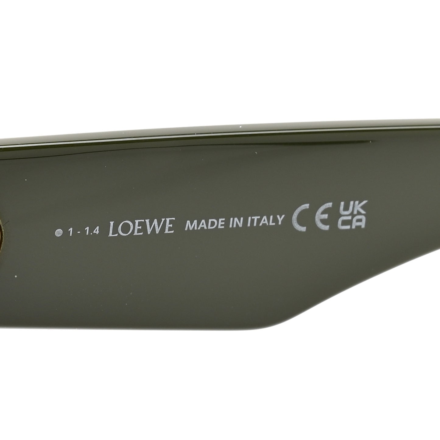 Acetate Anagram Square Sunglasses LW40129U Shiny Green