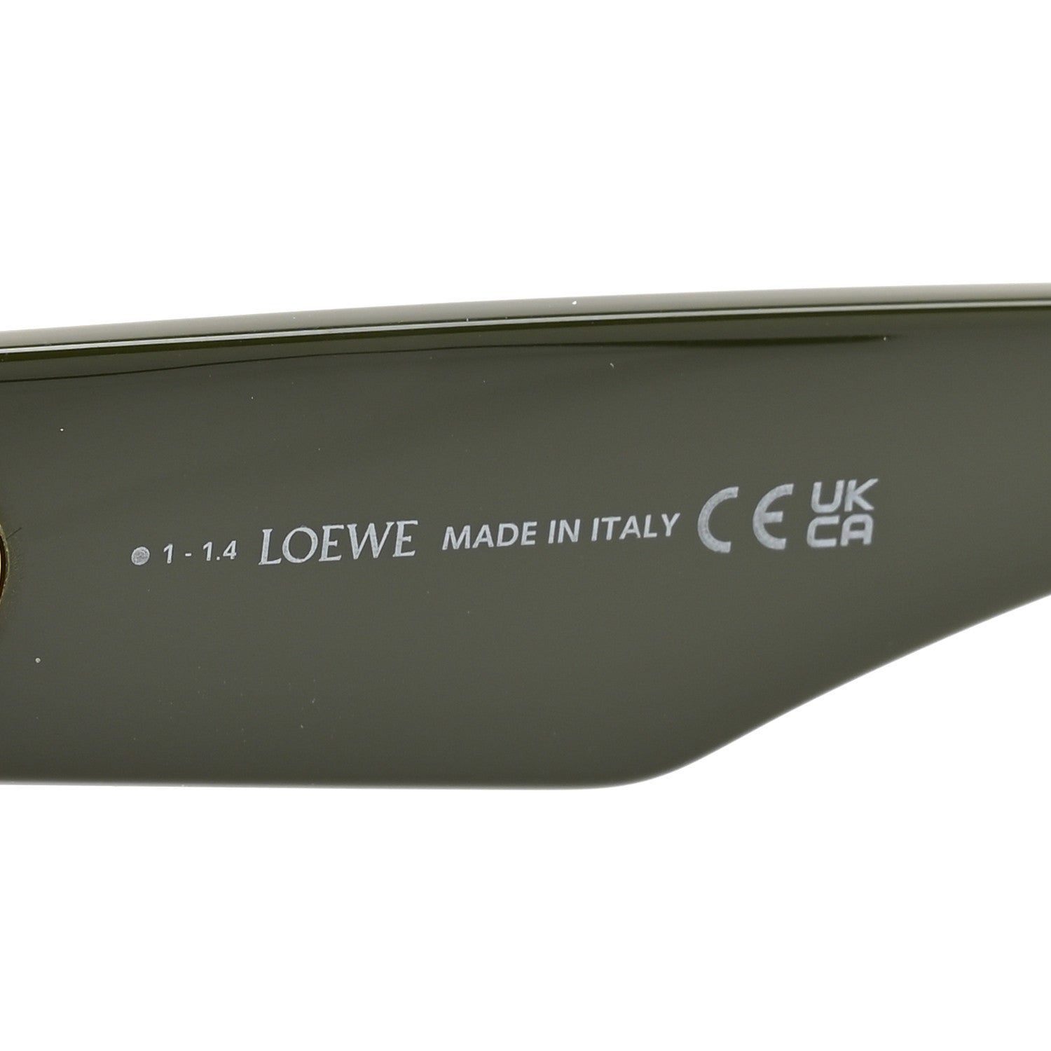 Loewe Acetate Anagram Square Sunglasses LW40129U Shiny Green 6 of 7