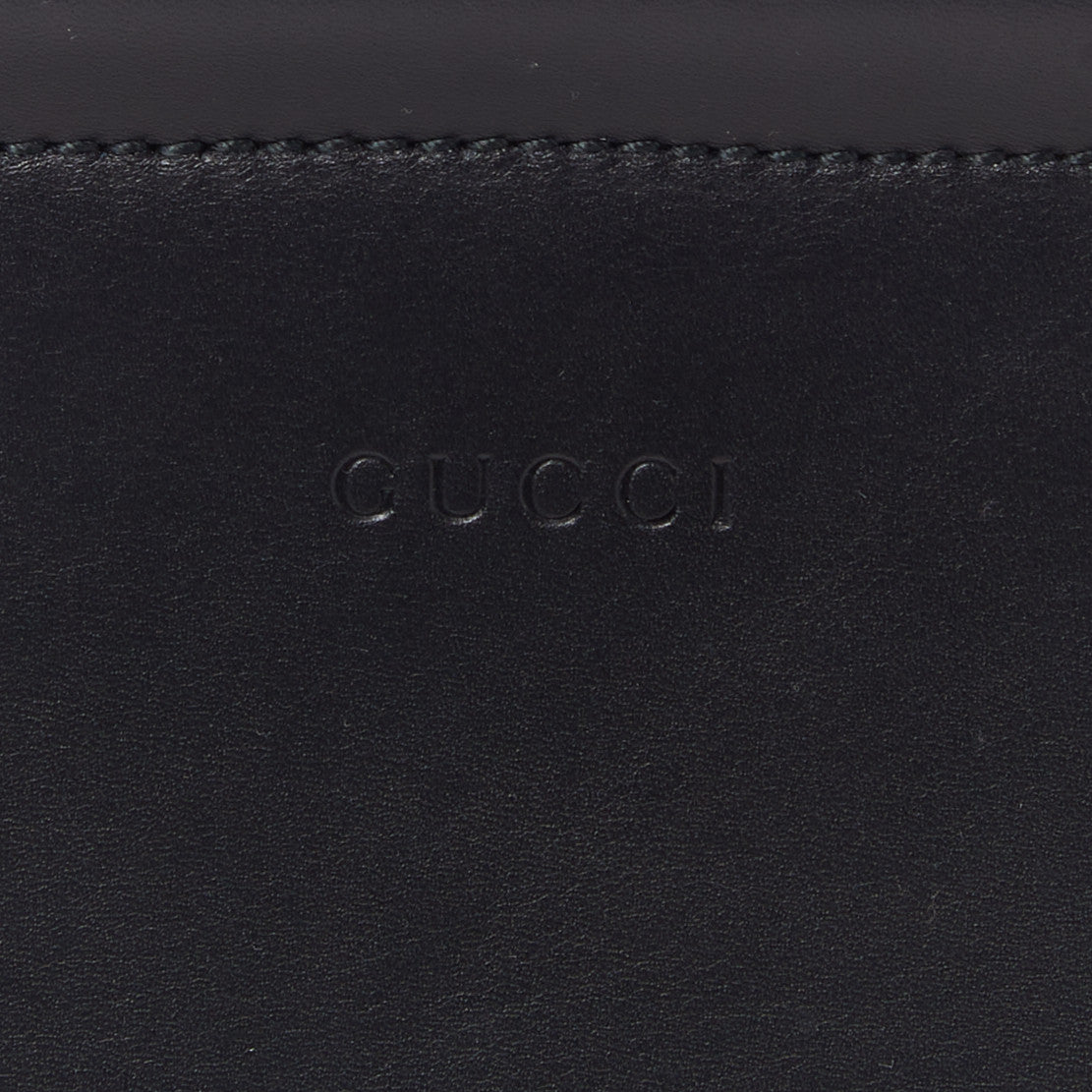 Gucci Nappa Bamboo Small Nymphaea Top Handle Bag Black 8 of 10