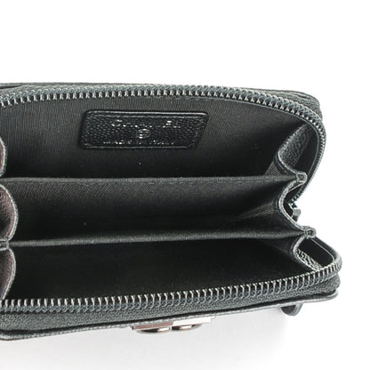 Chanel Caviar Quilted Boy Zip Around Coin Purse Wallet So Black 5 of 7