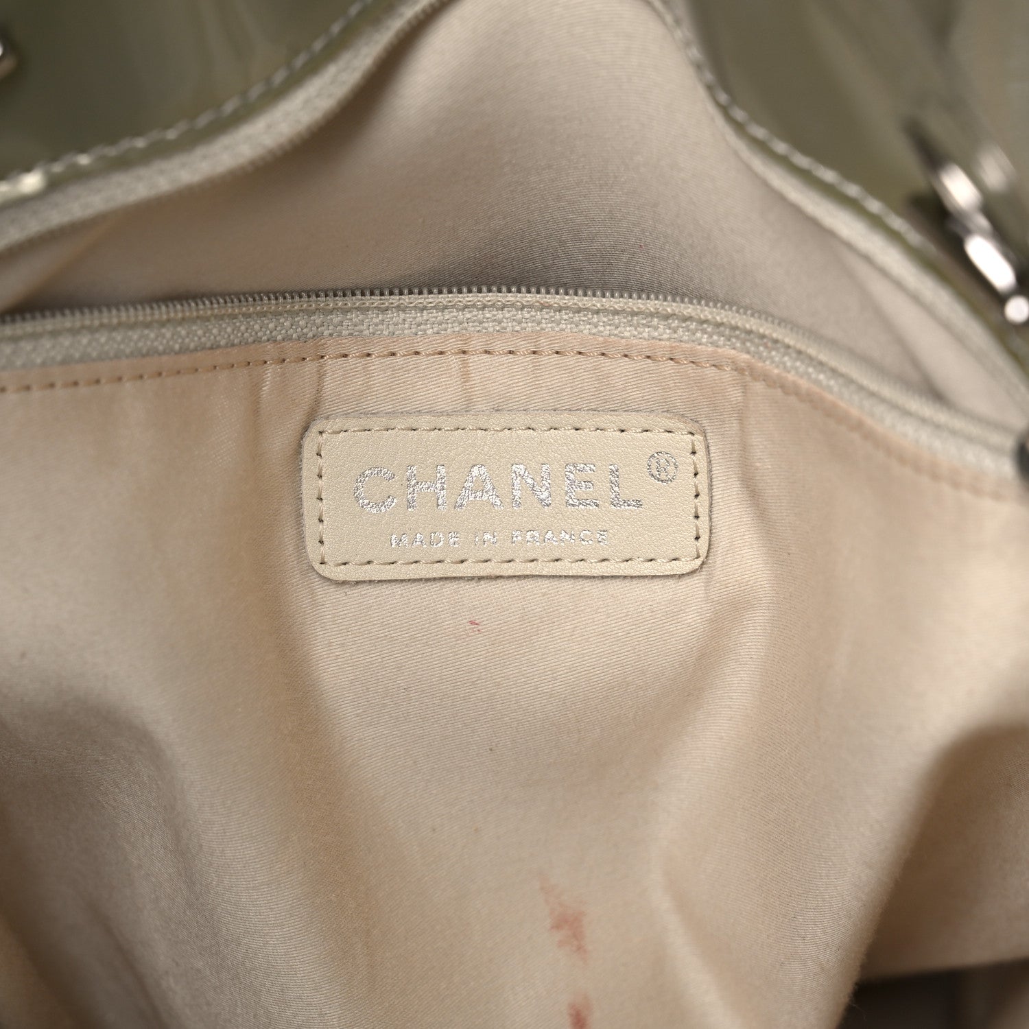 Chanel Patent Crystal Strass Bonbons Tote Silver 6 of 12