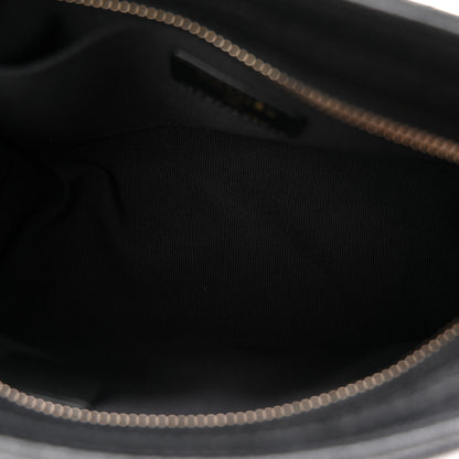 Chanel Caviar Quilted Chain Cosmetic Case Black 5 of 11