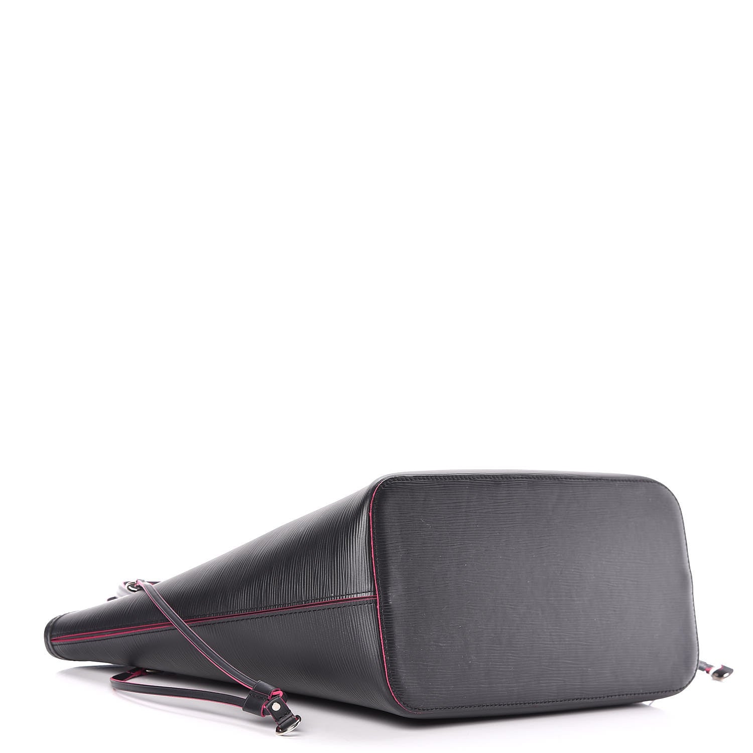 Louis Vuitton Epi Neverfull MM Black Hot Pink 5 of 17