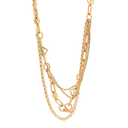 Louis Vuitton Collier Vegas Chain Necklace Gold 1 of 3
