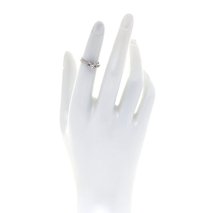 Cartier Platinum Diamond .18ct Ballerine Solitaire Engagement Ring 47 4 2 of 9