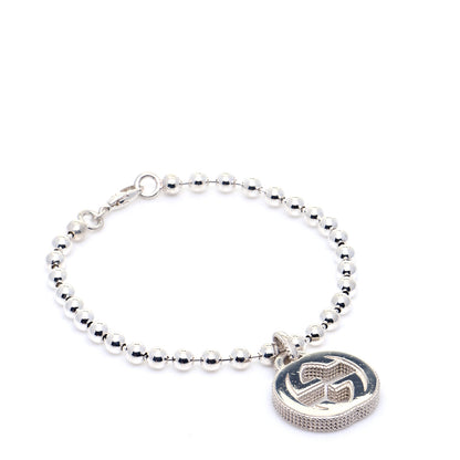 Gucci Sterling Silver Interlocking GG Bracelet 1 of 7