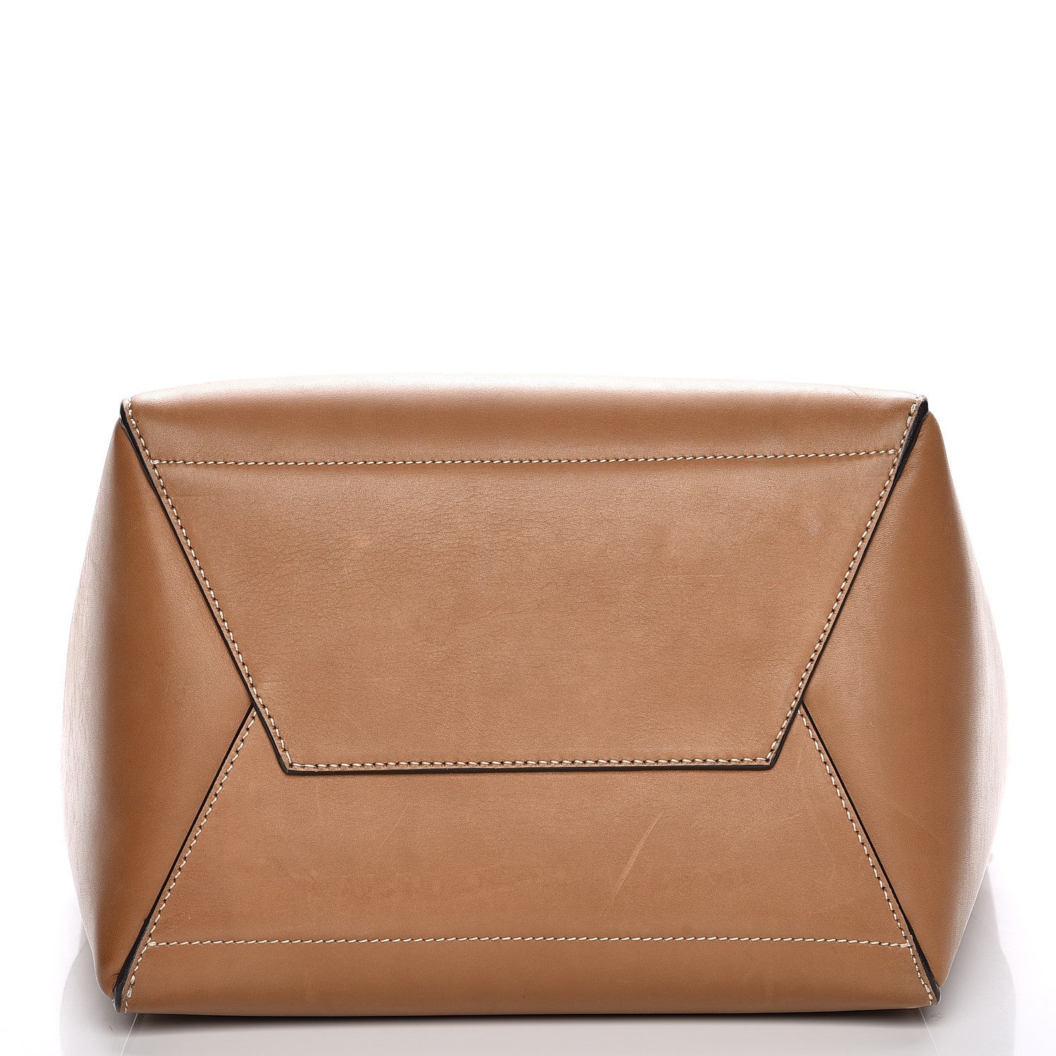 Celine Natural Calfskin Sangle Bucket Bag Light Camel 8 of 8