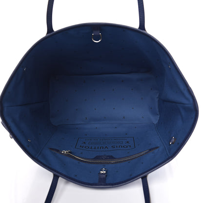 Louis Vuitton Monogram Escale Neverfull MM Blue 5 of 9