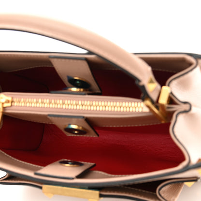 Valentino Garavani Vitello Small Rockstud Alcove Top-Handle Bag Rose Cannelle 5 of 10