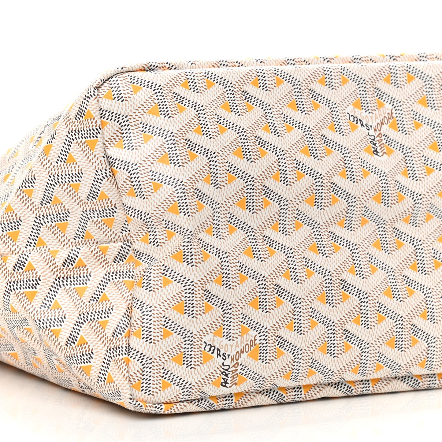 Goyardine Saint Louis Claire Voie PM White Orange