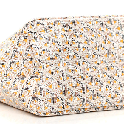 Goyard Goyardine Saint Louis Claire Voie PM White Orange 10 of 11