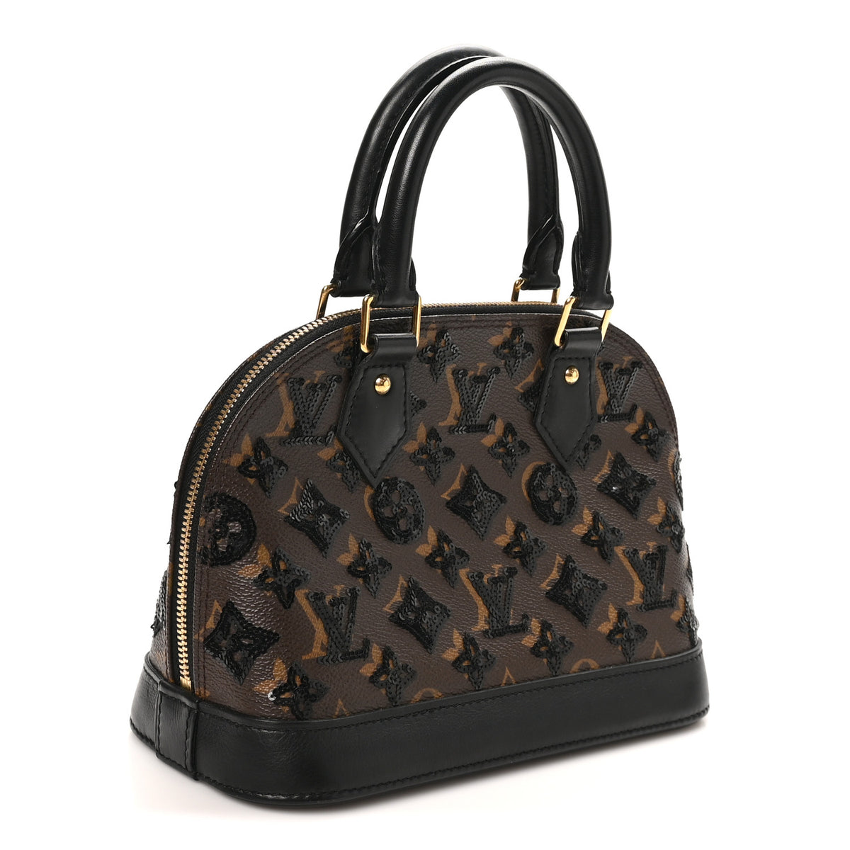 Monogram Sequins Eclipse Alma BB Black