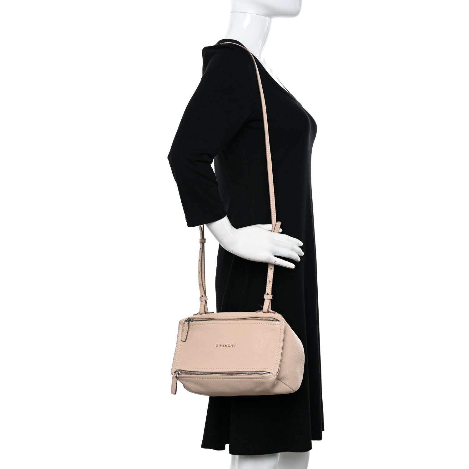 Givenchy Sugar Goatskin Mini Pandora Beige 2 of 12
