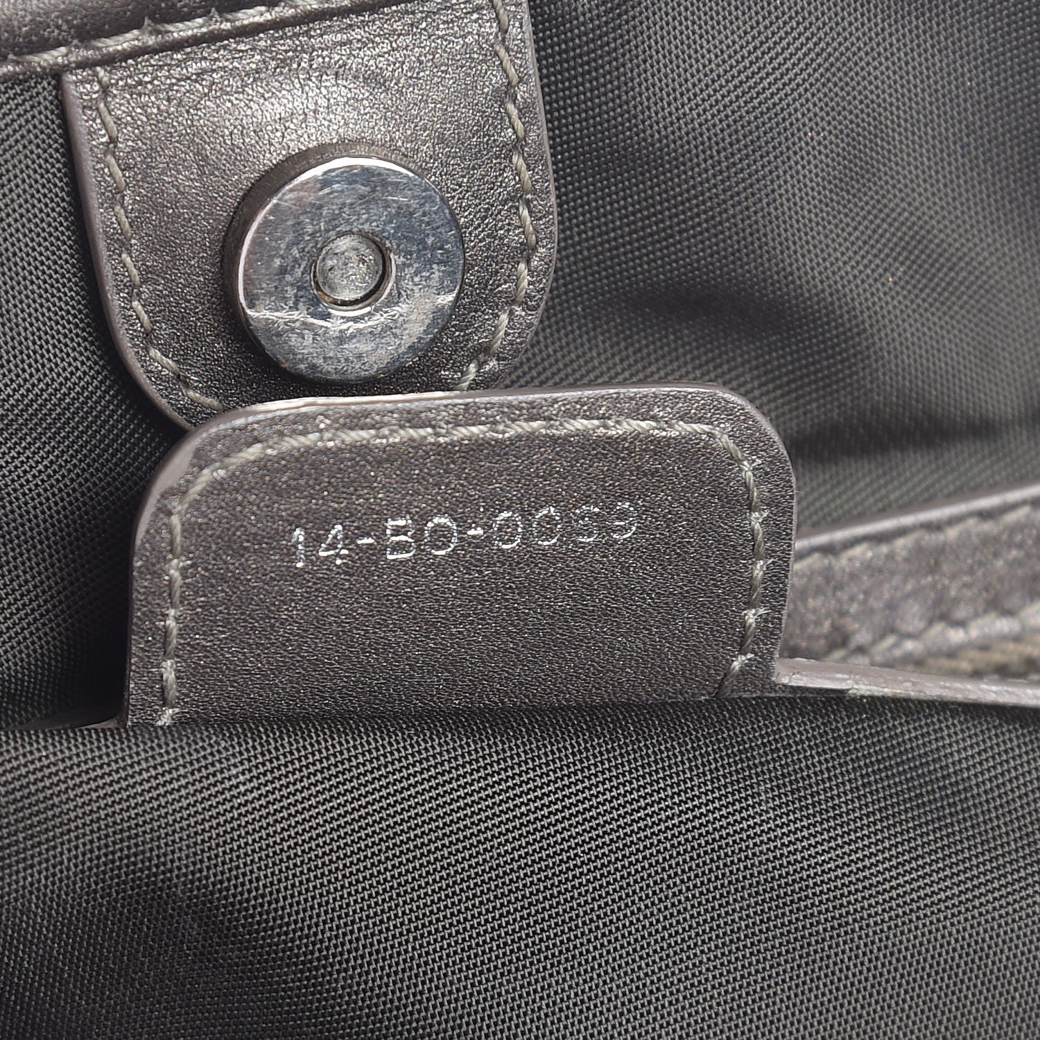 Christian Dior Coated Canvas Cannage Small Panarea Tote Grey 7 of 8