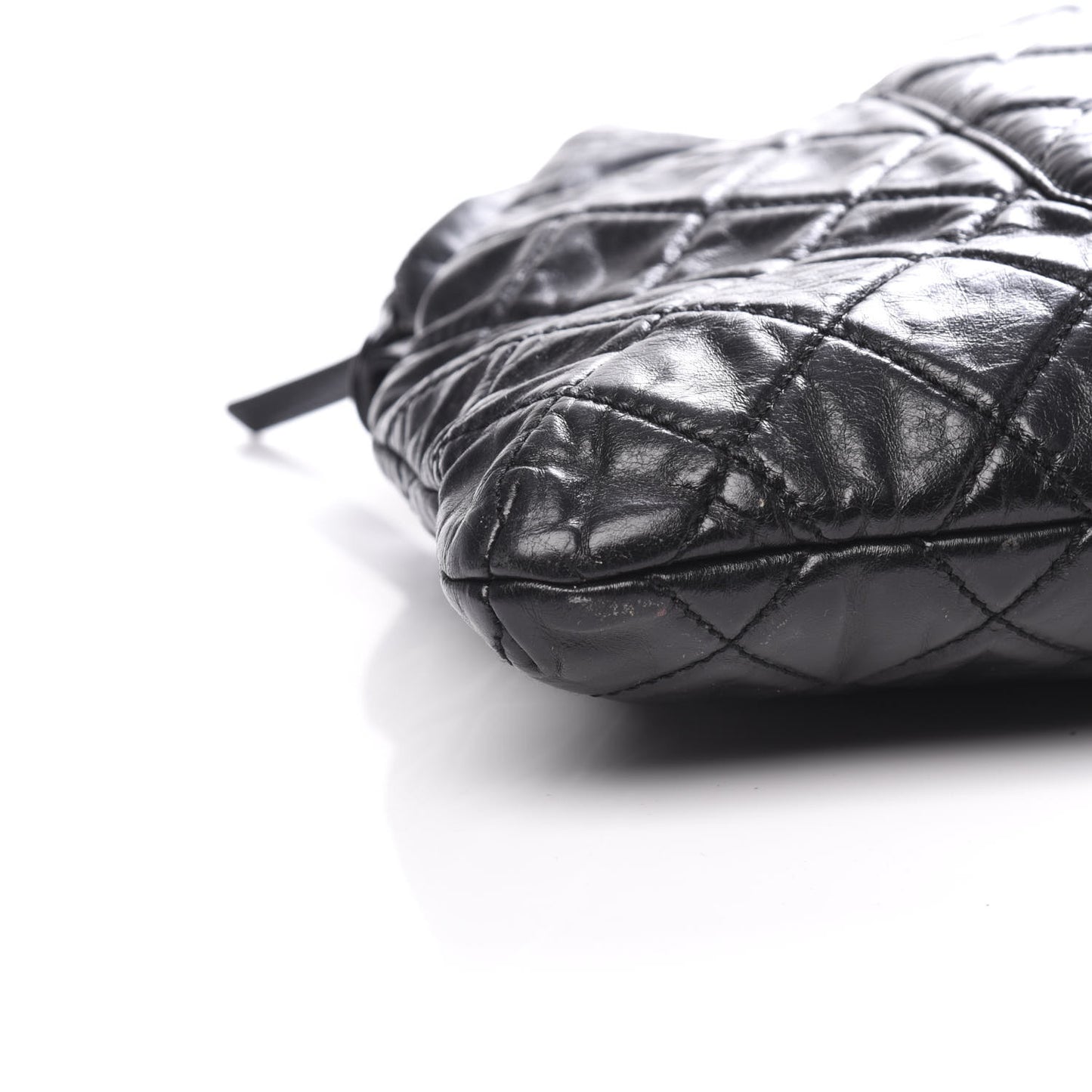 Aged Calfskin Oversized Reissue Overnight Tote Black