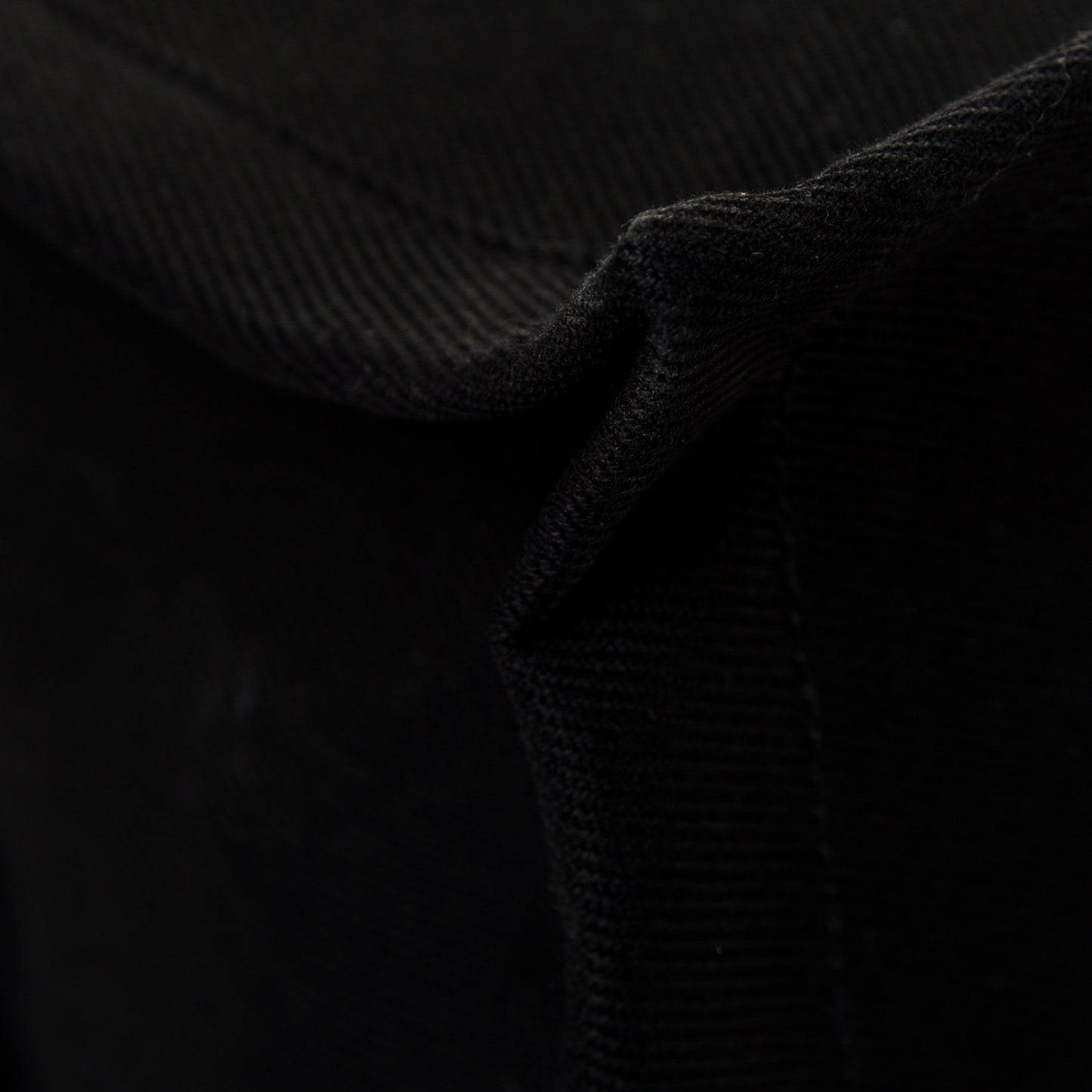 Linen Calfskin Rive Gauche Tote Black