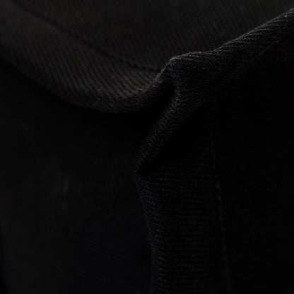 Saint Laurent Linen Calfskin Rive Gauche Tote Black 7 of 7