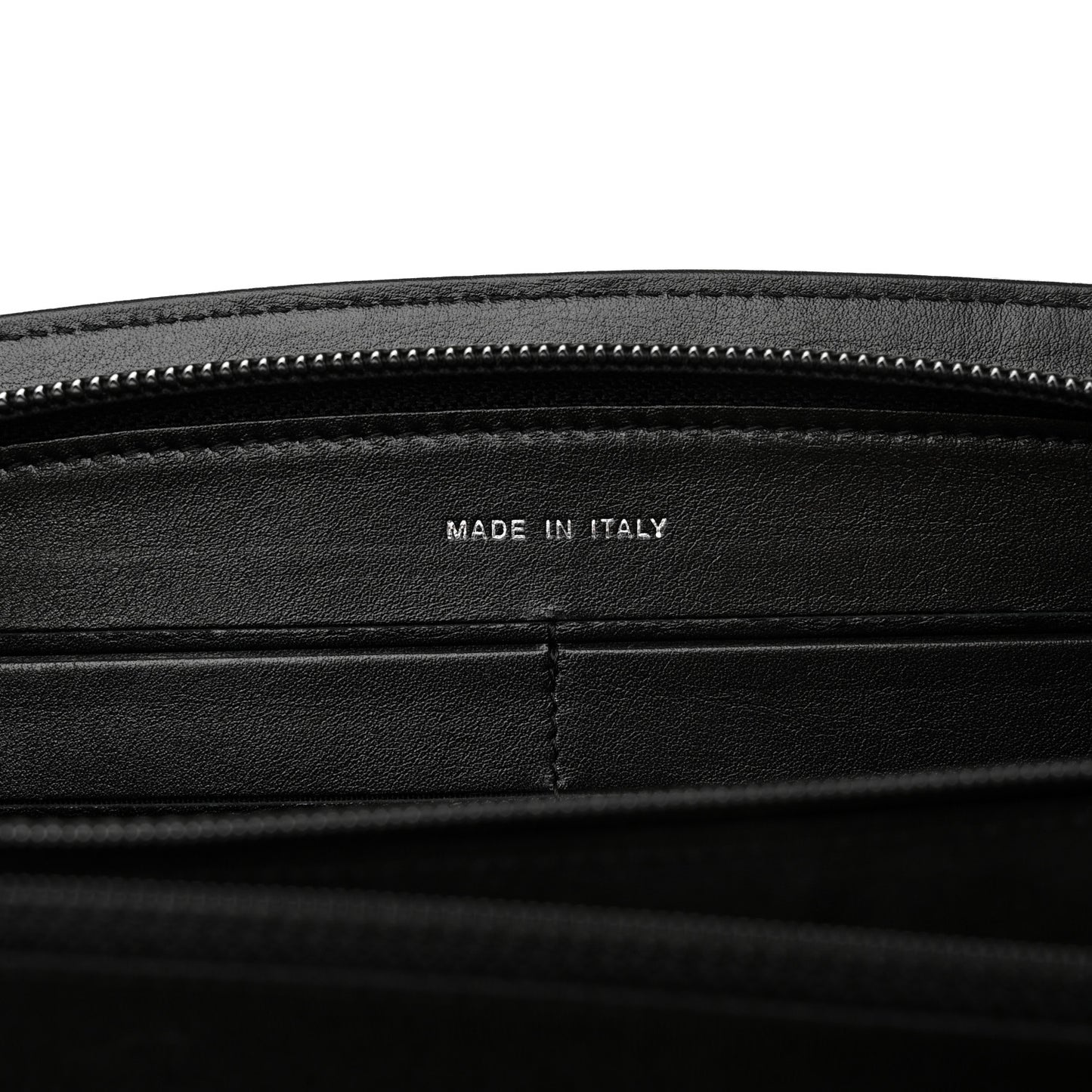 Patent Trousse Maquil Wallet Black