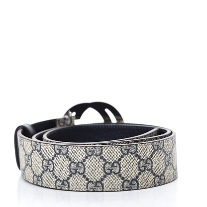 Gucci GG Plus Monogram Interlocking G Belt 95 38 Navy 2 of 5