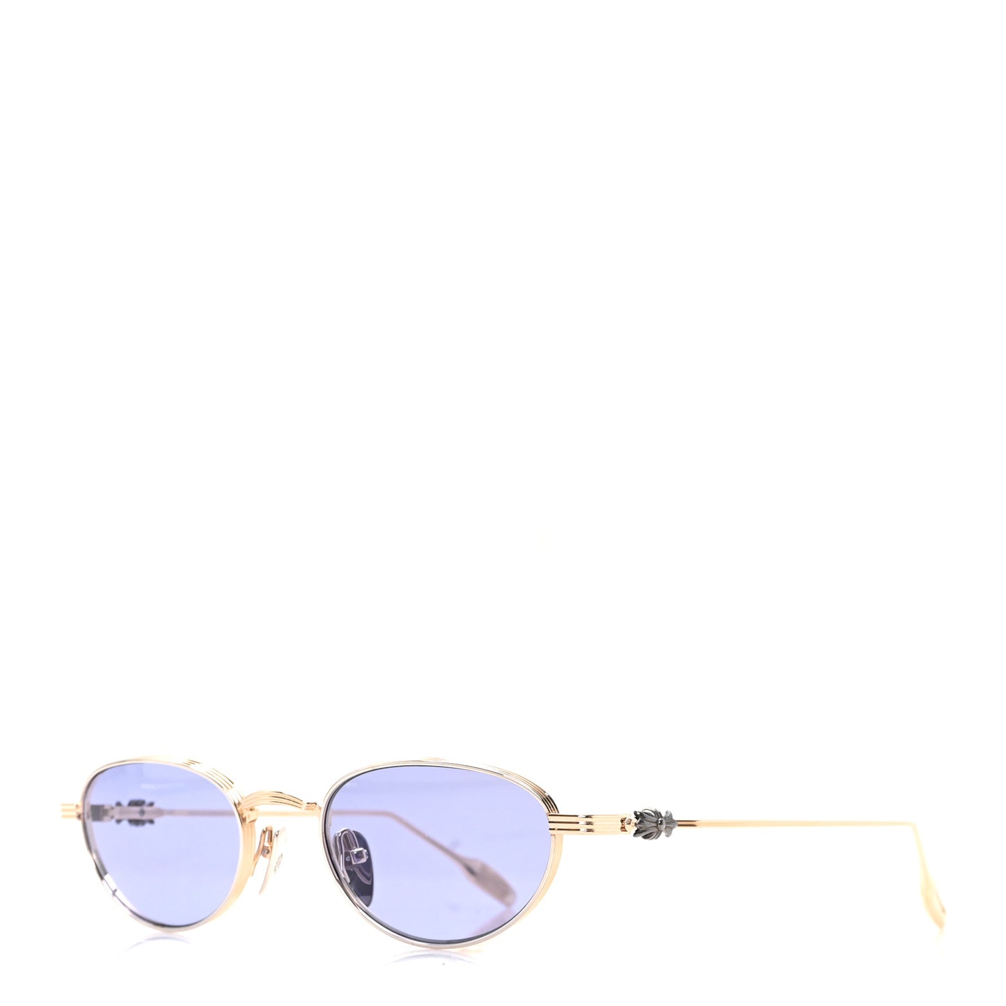 Metal Clitorial Sunglasses Gold