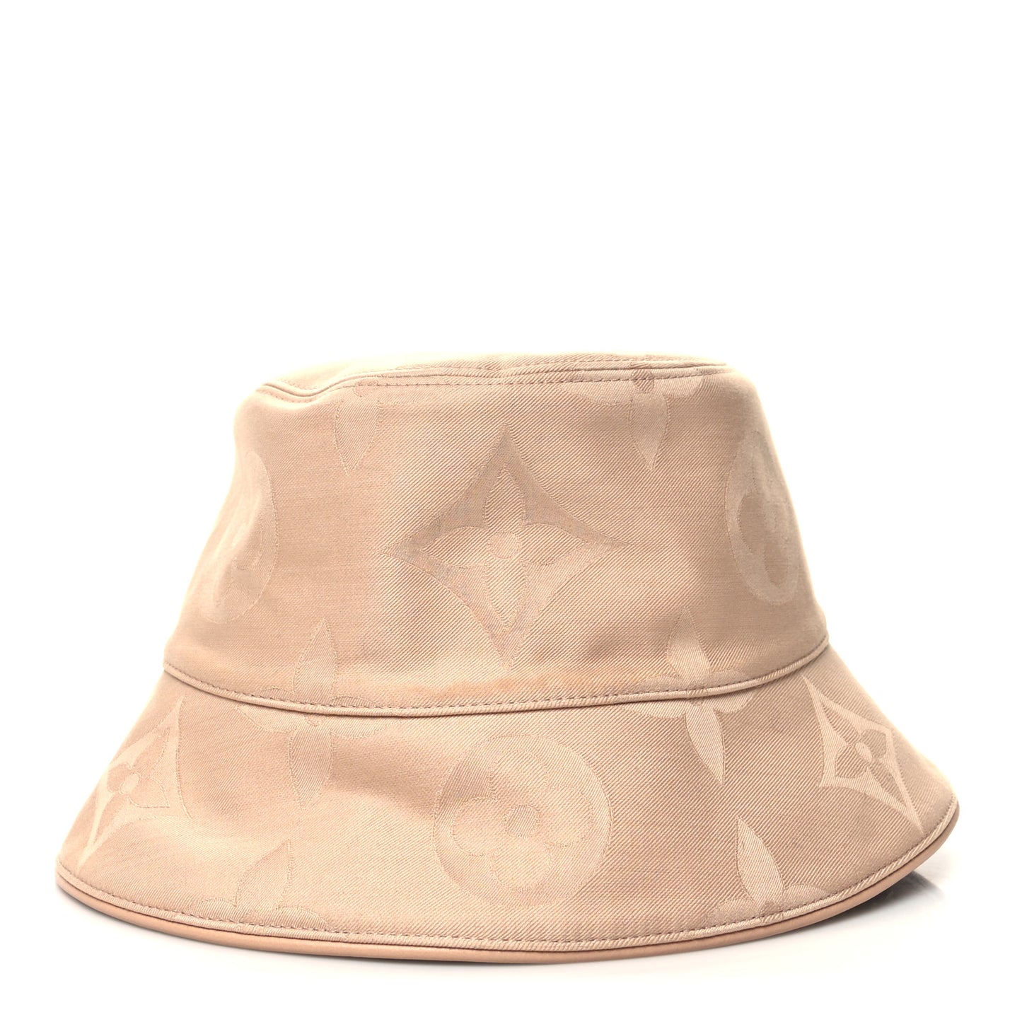 Monogram Flower Tile Hat Beige