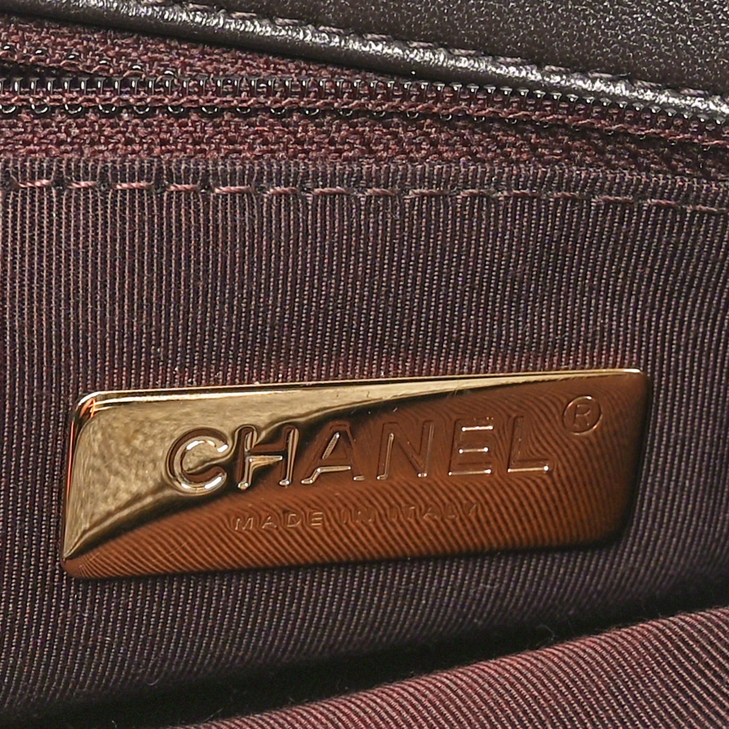 Lambskin Quilted Medium Chanel 19 Flap Dark Brown