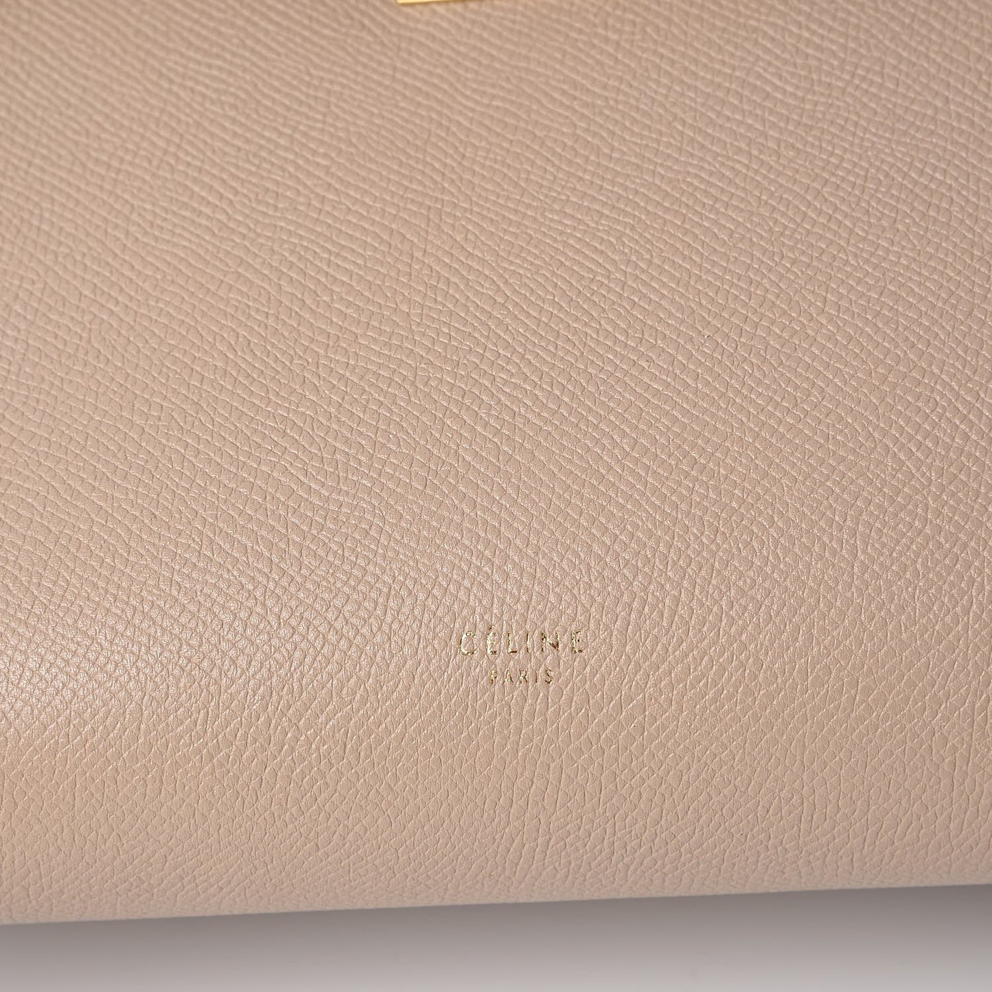 Grained Calfskin Micro Belt Bag Light Taupe