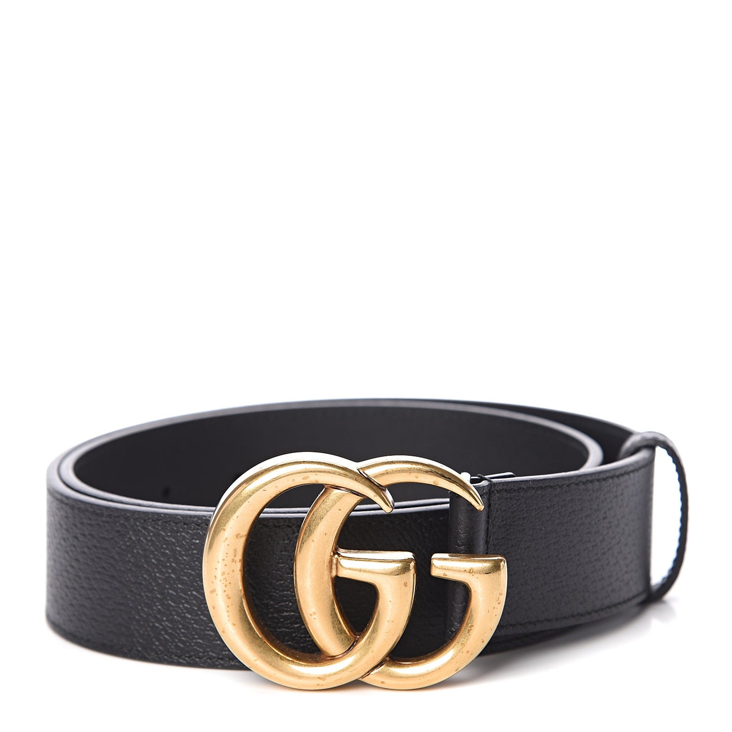 Textured Calfskin Double G 40mm Belt 80 32 Black