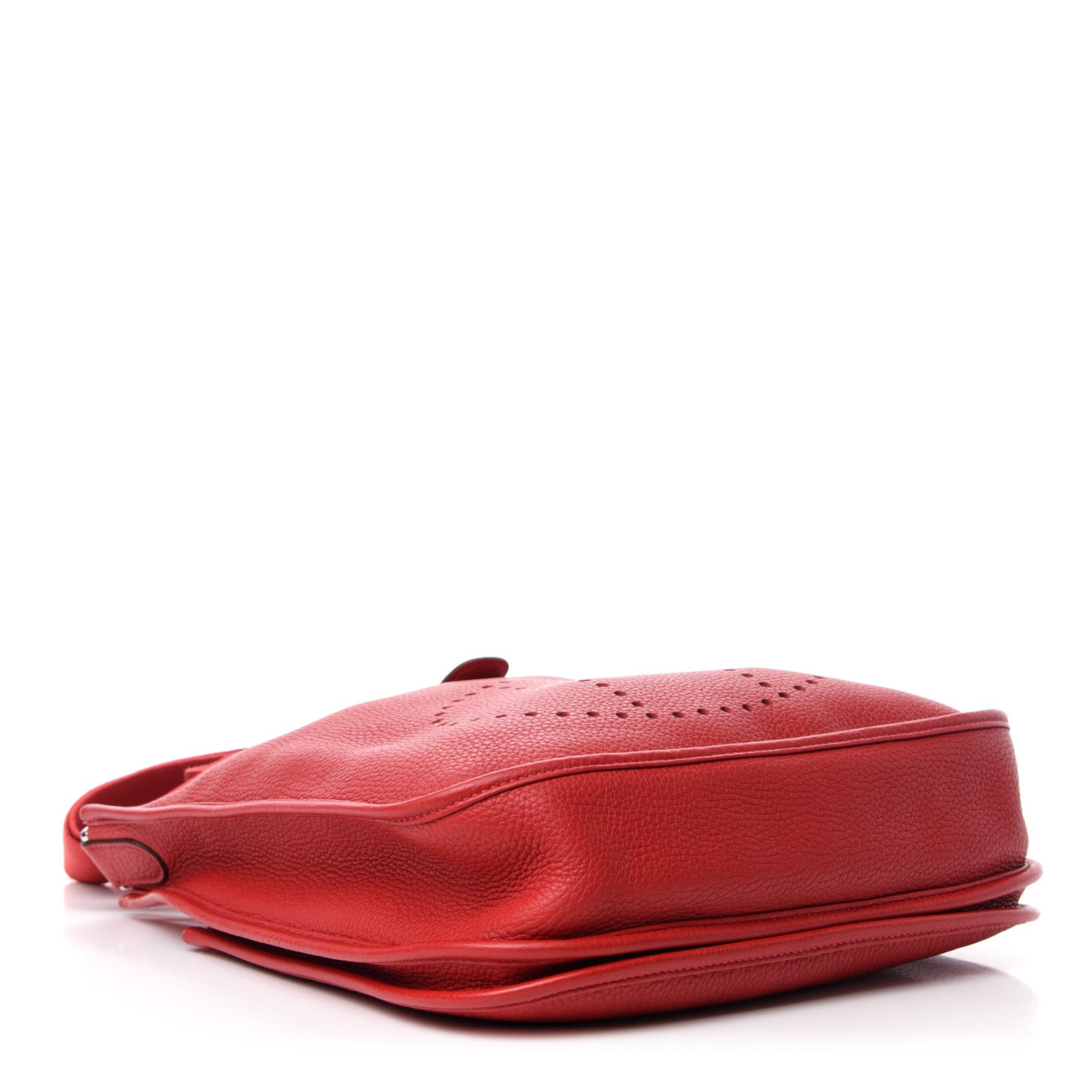 Hermes Taurillon Clemence Evelyne III PM Rouge Casaque 4 of 10