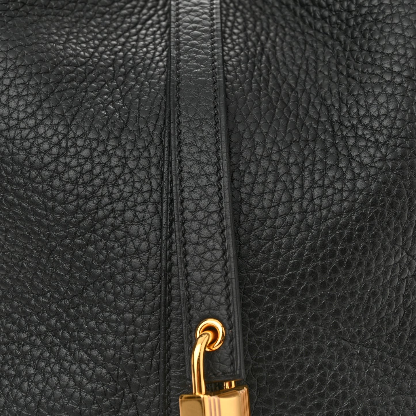Taurillon Clemence Picotin Lock 22 MM Black