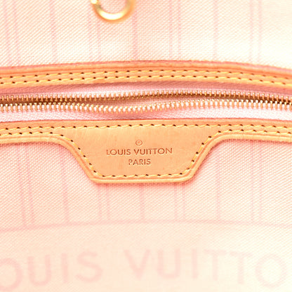 Louis Vuitton Damier Azur Neo Neverfull MM Rose Ballerine 6 of 11