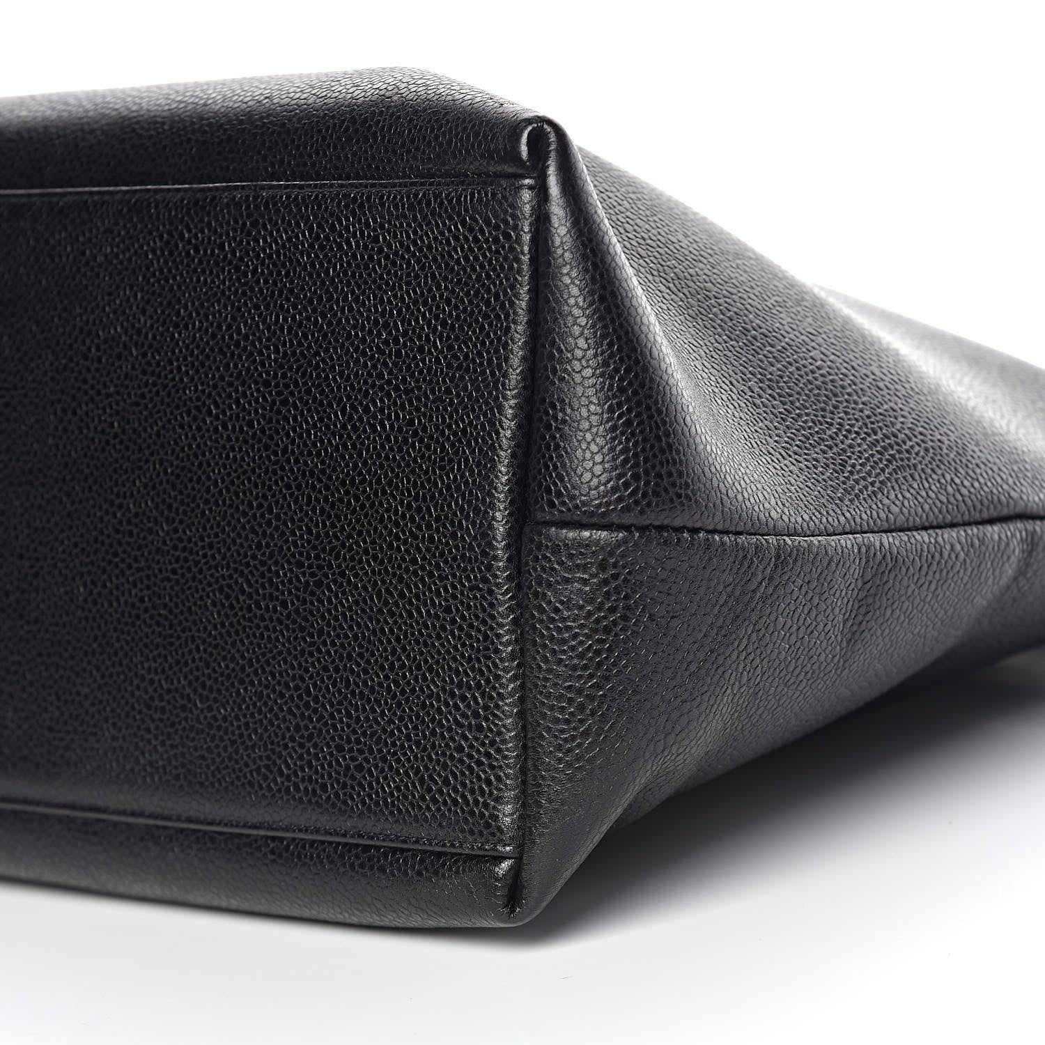Chanel Caviar Large CC Shoulder Bag Black 9 of 9
