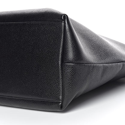 Chanel Caviar Large CC Shoulder Bag Black 9 of 9