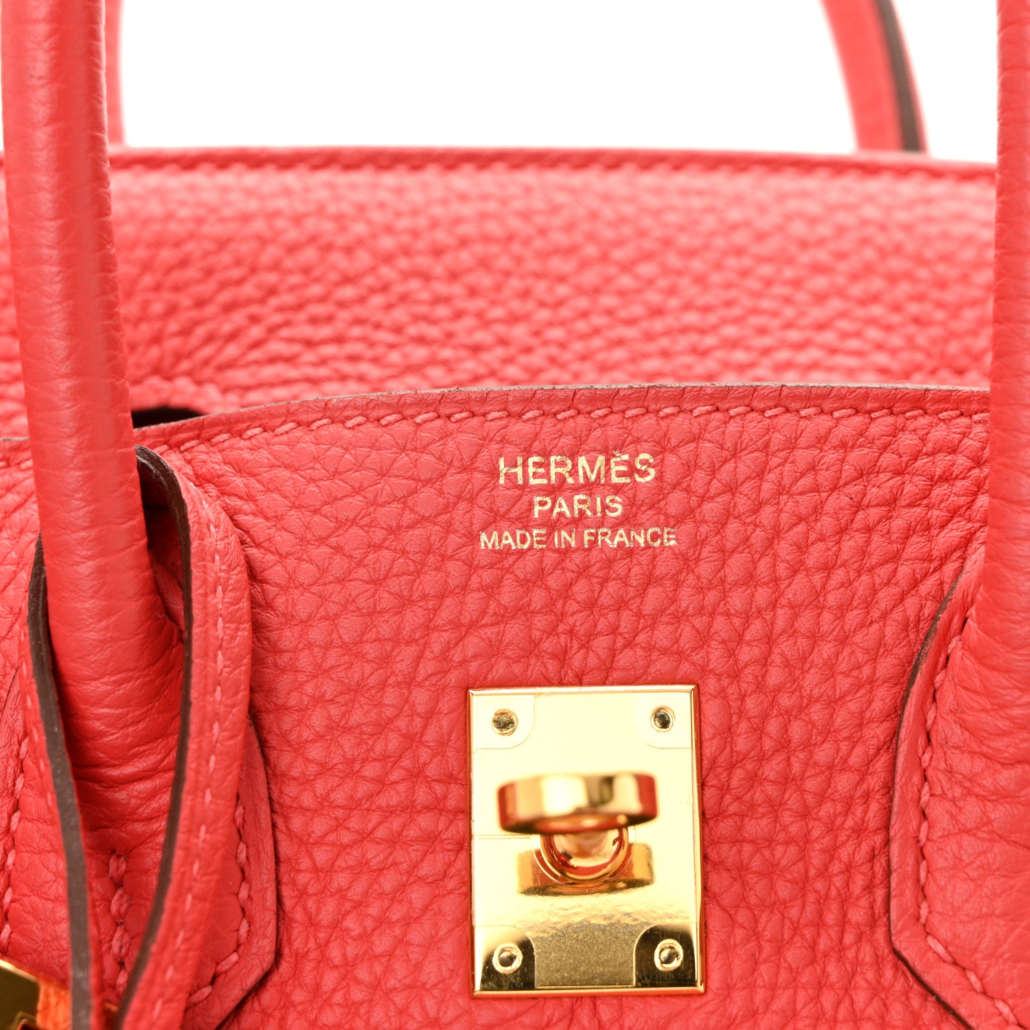 Hermes Togo Birkin 25 Rouge Pivoine 6 of 10