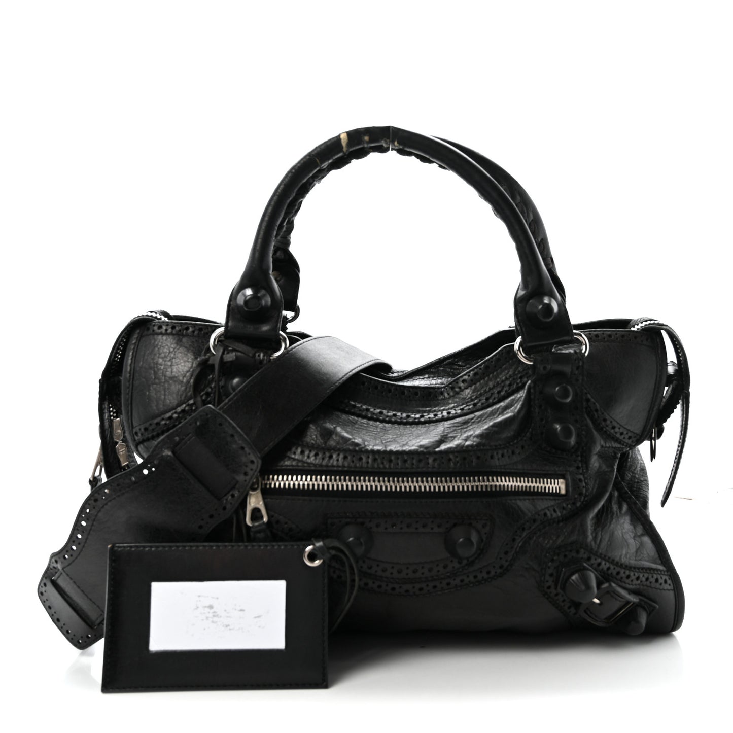 Agneau Giant Brogues Hardware City Black