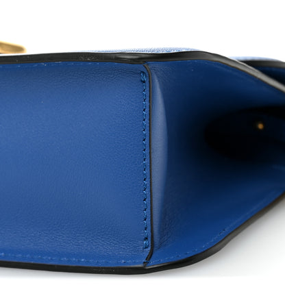 Valentino Garavani Calfskin Vlogo Loco Shoulder Bag Riverside Blue 10 of 10
