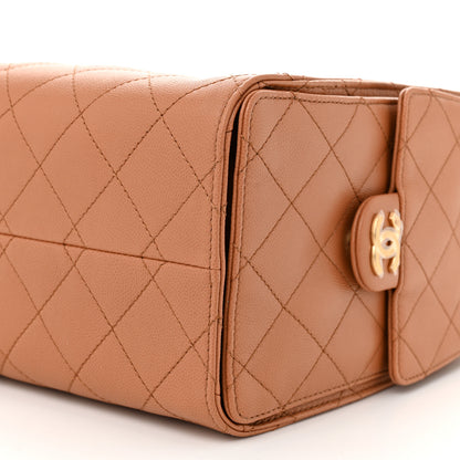 Chanel Caviar Quilted Small Chanel 25 Handbag Brown 10 of 11