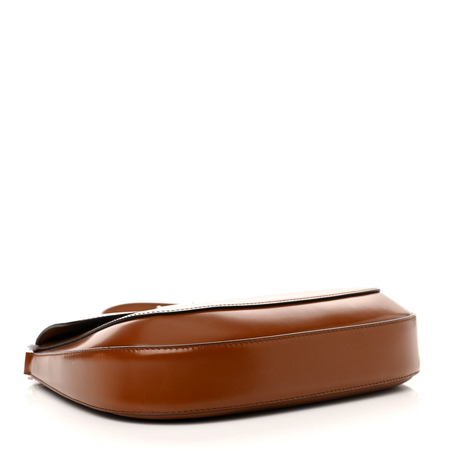 Spazzolato Cleo Flap Adjustable Strap Shoulder Bag Tobacco