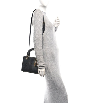 Christian Dior Lizard Small Lady Dior Black 2 of 10